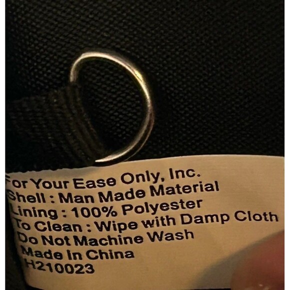 Purse Make Up Organizer Insert Handles & Pockets Black Ready Set Go organizer - Picture 8 of 11